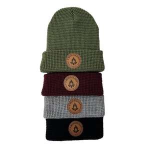 Gorros de Punto Personalizados OEM 2026 con Parche de Logotipo, Gorro de Invierno Tejido - Product Image 3