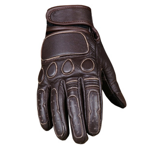 Genuine Leather <b>Driving</b> <b>Gloves</b> Unisex Full Finger Non-Slip Motorcycle & Outdoor <b>Gloves</b> - Product Image 4