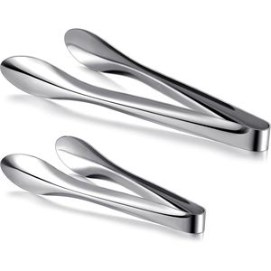 Expensive Stainless Steel Ice Cube Tongs bar Accessories Restaurant Stainless Steel Mini Bar Coffee <b>Tools</b> Ice Cube Tong - Product Image 3