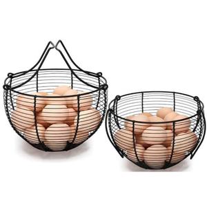 Panier de rangement en fil de fer moderne et luxueux pour fruits, légumes, œufs, linge, maison, chambre, cuisine, tailles personnalisées - Product Image 2