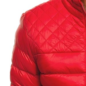 Blouson bomber matelassé à capuche en fourrure de qualité supérieure pour hommes, design personnalisé, imperméable, blousons matelassés à capuche en fourrure pour hommes - Product Image 6