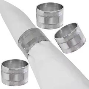 Porte-serviettes en métal pour la décoration de table et l'utilisation à la table - Product Image 6