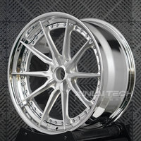 Jantes forgées sur mesure XINLAI 2/3 pièces 5x112 5x114.3 5x120 19 20 21 pouces, jantes en alliage à rayons fendus chromées argentées pour BMW M3 G80