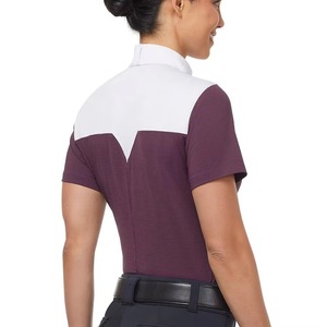 Nouvelle Collection : Sous-vêtements d'équitation pour femmes à manches courtes, vêtements d'équitation brodés et imprimés, chemises de concours d'équitation pour femmes - Product Image 2