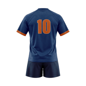 เสื้อฟุตบอลอเมริกันปักลายป้องกันแบคทีเรีย 100% โพลีเอสเตอร์ แขนสั้น พร้อมชื่อและหมายเลข สำหรับทีมผู้ใหญ่ ฤดูร้อน - Product Image 2