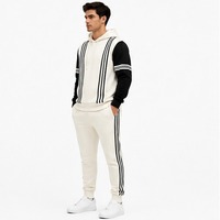 Survêtements pour hommes de qualité supérieure, vente en gros, faible MOQ, sur mesure, manches longues, grandes tailles, pour l'hiver, livraison rapide