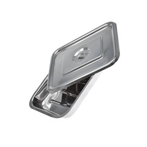 Plateau chirurgical de haute qualité pour salle d'opération, plateau à instruments chirurgicaux Mayo, plateau de pansement en acier allemand - Product Image 2