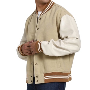 Custom Design Varsity Jacket for Winter with High Quality Embroidery Stand Collar Front Logo Casual Wear for Unisex 2026 - Product Image 4