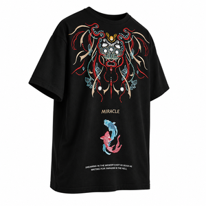 T-shirt pour homme en coton imprimé surdimensionné, conçu avec un tissu doux de qualité supérieure, coupe décontractée, confort durable pour tous les jours - Product Image 2