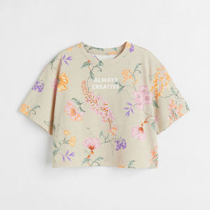 เสื้อยืดแขนยาวพิมพ์ลายจุดคอเต่าสำหรับเด็กผู้หญิง Sweet Girl Spring - Product Image 1