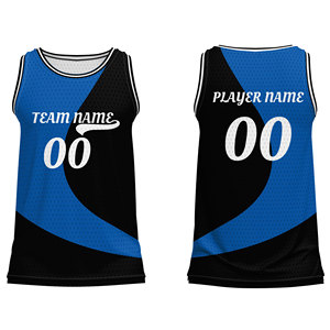 Camiseta de Baloncesto Personalizada Unisex sin Mangas, Diseño Vectorial en Dos Tonos, Sublimada, Impermeable y Transpirable - Product Image 1