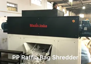 Machine à déchiqueter le sacs en raphia très demandée pour une élimination efficace des matériaux recyclables, déchiqueteuse de plastique pour l'exportation - Product Image 5