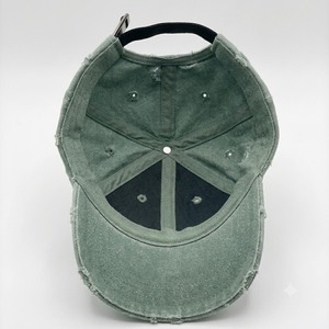 Casquette de baseball vintage blanche délavée en coton, style Dad Hat, unisexe, streetwear décontracté, visière incurvée réglable pour usage quotidien - Product Image 3