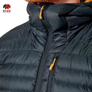 เสื้อแจ็คเก็ตพัฟเฟอร์แบบกำหนดเองสำหรับผู้ชาย ยี่ห้อ Ryan Pro Gear ผลิตจากผ้าระบายอากาศได้ดี พร้อมโลโก้แบบกำหนดเอง ดีไซน์ ODM - Product Image 3