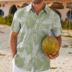 Service OEM d'impression par sublimation, chemises d'été pour hommes en gros, chemises d'été légères pour hommes - Product Image 2