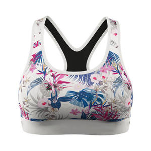 Soutien-gorge de sport pour femme, entièrement soutien-gorgeant, imprimé par sublimation, personnalisable, en Spandex et polyester, pour le fitness, le yoga et le MMA - Product Image 1