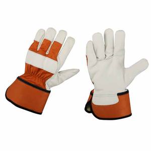 Gants de travail en cuir de buffle de qualité supérieure, doux et confortables, résistants à l'abrasion et à la chaleur, robustes, pour le jardinage et les travaux lourds - Product Image 3