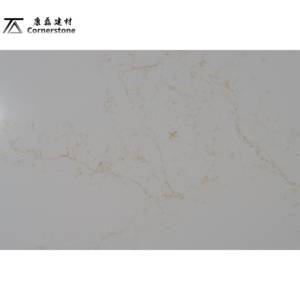 Calacatta White KL6623 Venas Losas de cuarzo artificial 15mm 18mm 20mm y 30mm de espesor Encimeras de <span class=keywords><strong>cocina</strong></span> Piedra de ingeniería - Product Image 5