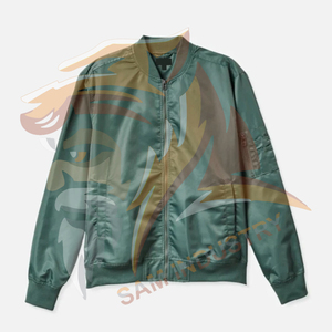 Factory Made Best Quality Men Satin <b>Jackets</b> In Low MOQ New Design Men Satin <b>Jackets</b> with Custom Logo And Design - Product Image 6