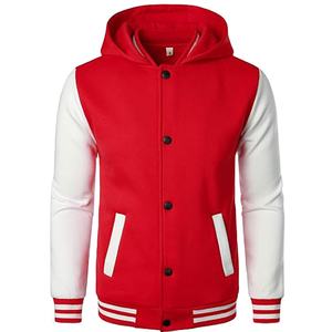 Chaqueta universitaria de calidad superior para hombre de fábrica profesional, chaqueta de invierno de temporada de invierno con diseño de béisbol personalizado a prueba de suciedad limpia - Product Image 1