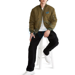 Wholesale Price Classic Design Stand Winter Bomber <b>Jacket</b> Eco-Friendly Breathable <b>Fleece</b> <b>Lining</b> Comfortable Fit Perfect for - Product Image 3
