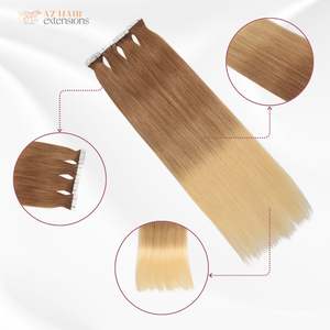 ผมมนุษย์แบบไม่ผ่านการทำสีบลอนด์ผมเรมี่แบบเทปต่อผม30-40ชิ้นต่อผมบริสุทธิ์ที่ยังไม่ได้แปรรูป100กรัม - Product Image 4