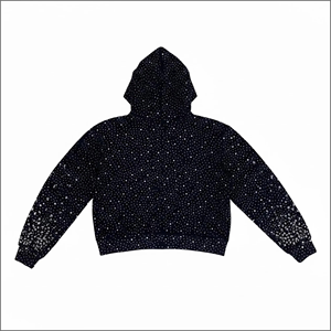 Sweat à capuche personnalisé à coupe classique avec strass, look tendance et premium, razer impex, respectueux de l'environnement, pour un style streetwear ou décontracté pour hommes - Product Image 6