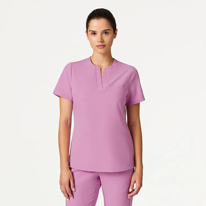 Offre Spéciale Été : Tenues Médicales d'Hôpital 100% Coton – Uniformes Paramédicaux en Gros, Vêtements de Travail à Faible MOQ, Haut et Pantalon d'Infirmière - Product Image 2
