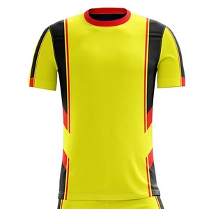 Professional <b>Match</b> Soccer Uniform Kit with Lightweight Fabric Ventilated Panels and Durable Stitching for Club Teams - Product Image 3