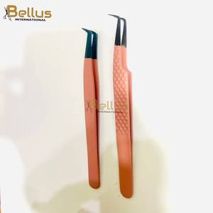 Pinzas de Volumen con Punta de Fibra y Logotipo Personalizado, Multiusos, de Acero Inoxidable Reutilizables, Herramienta de Precisión para Extensión de Pestañas - Product Image 3