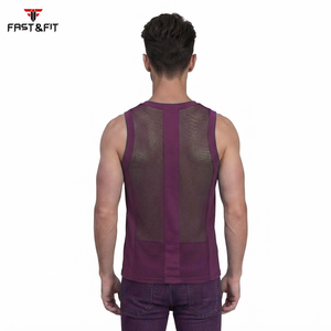 Factory Price Breathable <b>Men</b> Sports Mesh Sleeveless Mesh <b>Singlets</b> <b>for</b> <b>Men</b> Transparent Vest <b>for</b> Sale Transparent Vest - Product Image 2