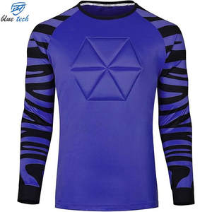 Camiseta de Portero de Fútbol de Manga Larga con Protección, Uniforme de Entrenamiento Personalizado para Portero, Conjuntos Estampados de Tallas Grandes - Product Image 3