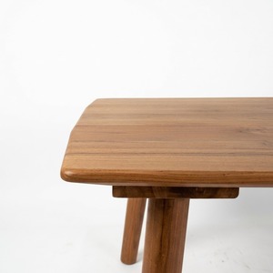 Solid Teak <b>Dining</b> <b>Table</b> V Base Geometric <b>Legs</b> Boat Shape Top Sustainable Plantation Teak SVLK FLEGT Licensed <b>Wood</b> - Product Image 2