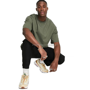 T-shirts grande taille pour hommes de haute qualité t-shirt grand carré en coton personnalisé homme t-shirt grand format à épaules tombantes imprimé graphique OEM - Product Image 5