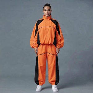 Conjunto Deportivo de Talla Grande 5XL para Mujer, Color Sólido, Conjunto de Sudadera con Capucha para Otoño - Product Image 3