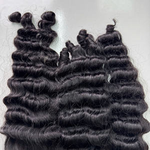 8-30In Cabello humano sin procesar Virgen Onda profunda Cierre de paquete de cabello Precio barato Color natural Cabello virgen vietnamita crudo - Product Image 6