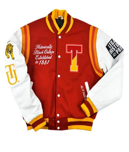 Fabricant de vestes universitaires, veste pull universitaire personnalisée, maillot de football pour hommes, veste de baseball vierge pour hommes en gros - Product Image 1
