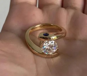 Modern round solitaire twist <b>diamond</b> <b>ring</b> with crossover shank luxury bridal engagement anniversary fine jewelry statement - Product Image 3