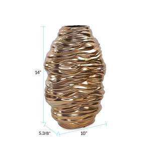 Jarrón Moderno de Metal para Decoración del Hogar, Elegante Florero para Sala de Estar, Oficina y Interiores de Hotel - Product Image 5