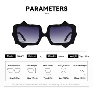Lunettes de soleil personnalisées avec logo pour femmes, verres carrés Y2K, vente en gros, tendance, haute qualité, protection UV400, lunettes de soleil de luxe pour femmes 2025 - Product Image 5