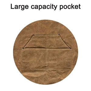 Tablier en cuir véritable à séchage rapide / Tablier de fabrication 100 % cuir réglable avec logo personnalisé, prix de gros abordables - Product Image 3