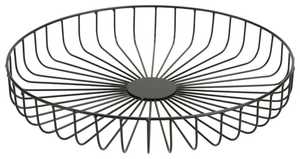 Elegant Silver Chrome Metal <b>Wire</b> Lotus Shape Fruit Bowl Decorative Tabletop Centerpiece <b>Basket</b> Kitchen Countertop Storage Tray - Product Image 6