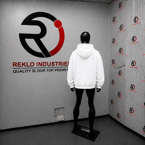 Sudadera con capucha blanca personalizada con cremallera, estilo gótico, con gráfico de cruz y letras AB, estilo urbano, unisex, para hombre y mujer - Product Image 4