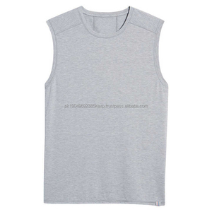 Débardeurs pour hommes, sans manches, à capuche, t-shirt de musculation, stringer, veste à capuche pour homme, entraînement, simple - Product Image 4