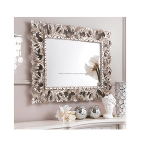 Espejo de pared de hierro de última colección 2023, decoración nórdica moderna para el hogar, espejo de pared fino con clase con OEM ODM personalizado - Product Image 2