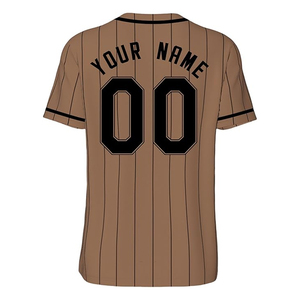 Camiseta de Béisbol 100% Algodón Orgánico de Secado Rápido y Transpirable, Diseño Personalizado, Protección UV Antibacteriana, Servicio OEM, Nombre del Equipo Personalizado - Product Image 4