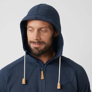 Chaquetas transpirables impermeables de lana Polar 100% de alta calidad, Sudadera con capucha de lana de estilo informal personalizado de fábrica, sudadera para hombre frontal - Product Image 3