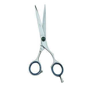Tijeras de Corte de Pelo Profesionales Multiusos de 6.5 Pulgadas, Acero Inoxidable con Alto Contenido de Carbono, Borde Convexo, Tornillo de Tensión Ajustable - Product Image 2