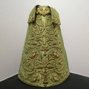 Jupe de fête brodée à la main de haute qualité, sur mesure, avec broderie de la Vierge Couronnée Las Angustias Alcala Del Rio, pour costumes - Product Image 5