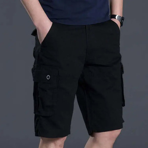 Wholesale Outdoor Athletic Plain Pocket 100% Cotton Fishing <b>Shorts</b> Men <b>Cargo</b> <b>Shorts</b> Knee Length Streetwear Men <b>Shorts</b> - Product Image 3